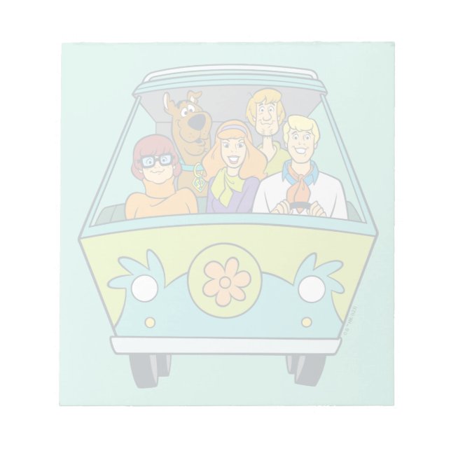 Scooby-Doo & The Gang Mystery Machine Notepad (Front)
