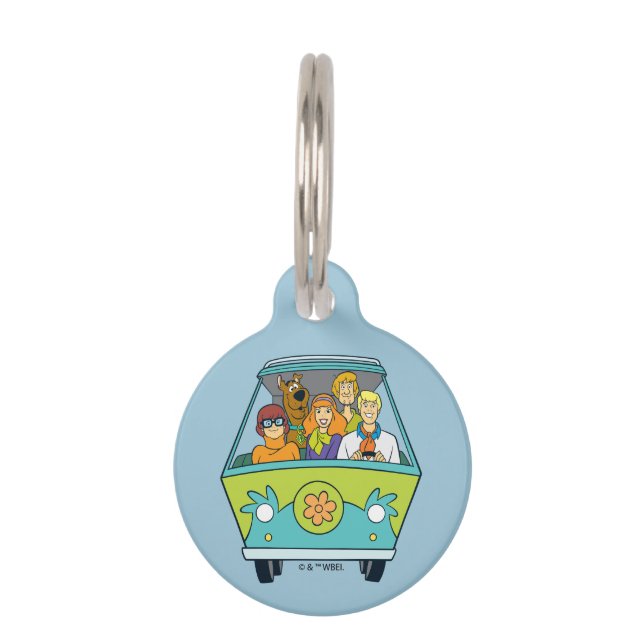 Scooby-Doo & The Gang Mystery Machine Pet Tag (Front)