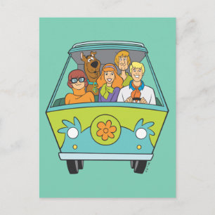 Scooby-Doo & The Gang Mystery Machine Postcard