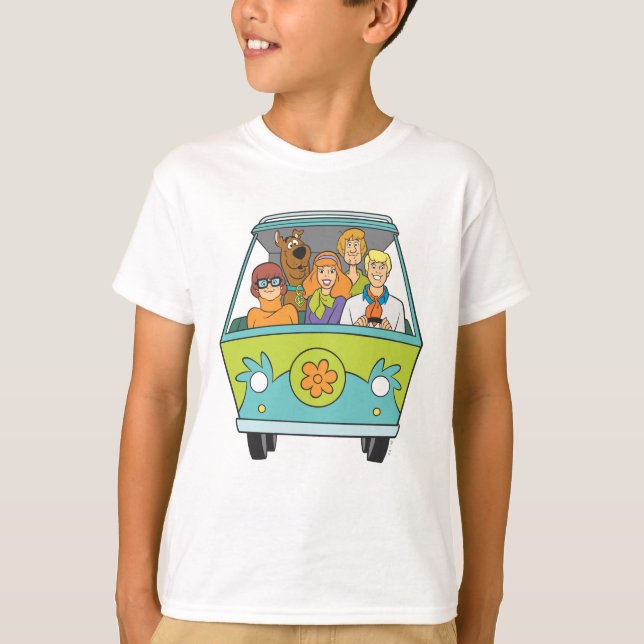 Scooby-Doo & The Gang Mystery Machine T-Shirt (Front)
