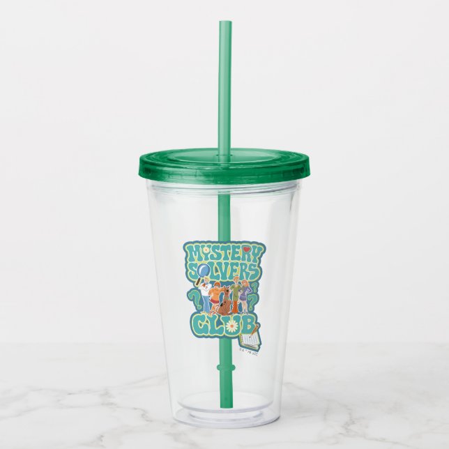 Scooby-Doo & the Gang "Mystery Solvers Club" Acrylic Tumbler (Front)