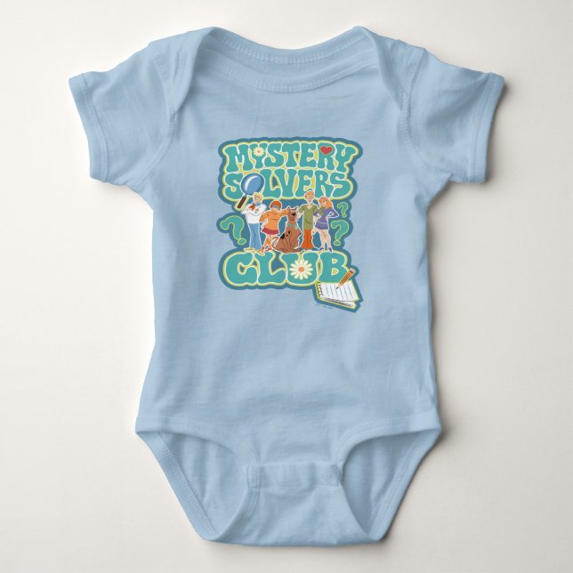 Scooby-Doo & the Gang "Mystery Solvers Club" Baby Bodysuit (Front)