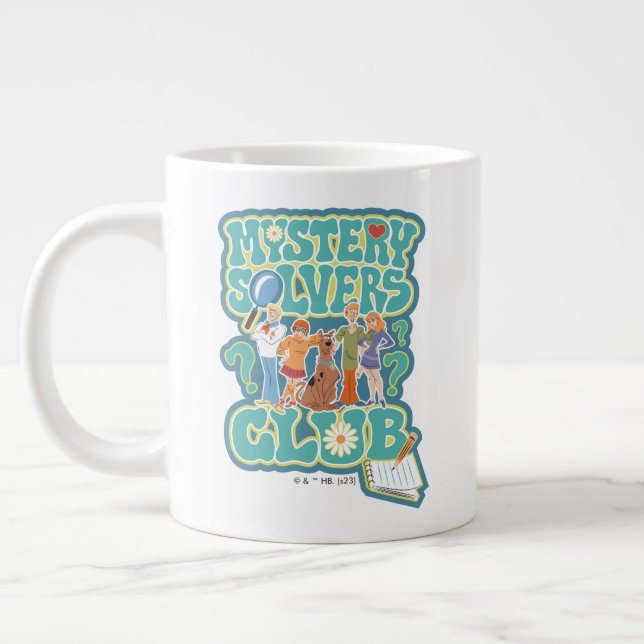 Scooby-Doo & the Gang "Mystery Solvers Club" Large Coffee Mug (Left)