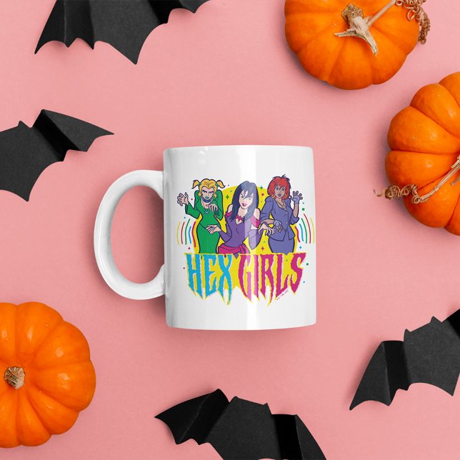Scooby-Doo | The Hex Girls Large Coffee Mug (Mug on table)