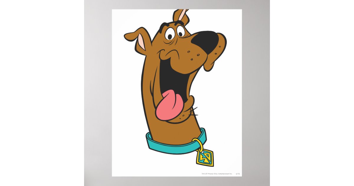 Scooby Doo Tongue Out Poster Zazzle 