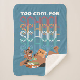 Scooby-Doo Too Cool For School Sherpa Blanket