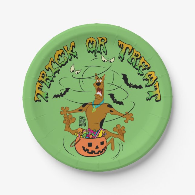 Scooby-Doo | Trick of Treat Paper Plate (Front)