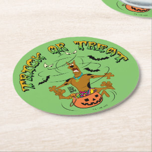 Scooby-Doo   Trick of Treat Round Paper Coaster