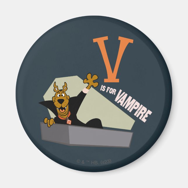 Scooby-Doo | V is for Vampire Magnet (Front)