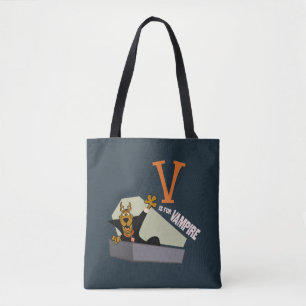 Scooby-Doo V is for Vampire Tote Bag