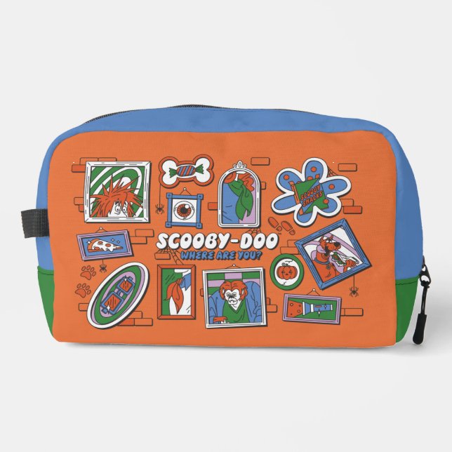 Scooby-Doo Wall of Halloween Picture Frames Dopp Kit (Front)