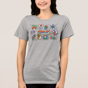 Scooby-Doo Wall of Halloween Picture Frames Tri-Blend Shirt