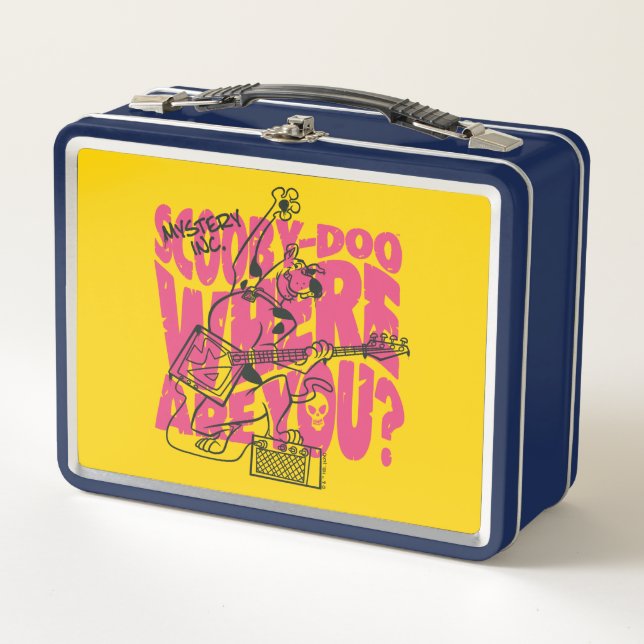 Scooby-Doo Where Are You Punk Guitar Riff Metal Lunch Box (Front)