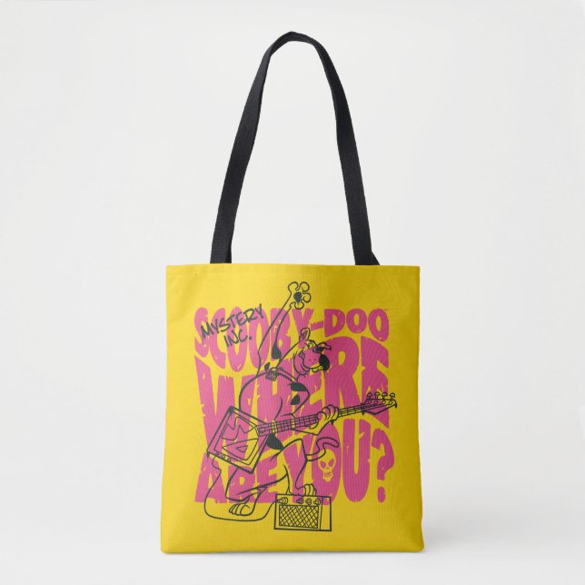 Scooby-Doo Where Are You Punk Guitar Riff Tote Bag (Front)