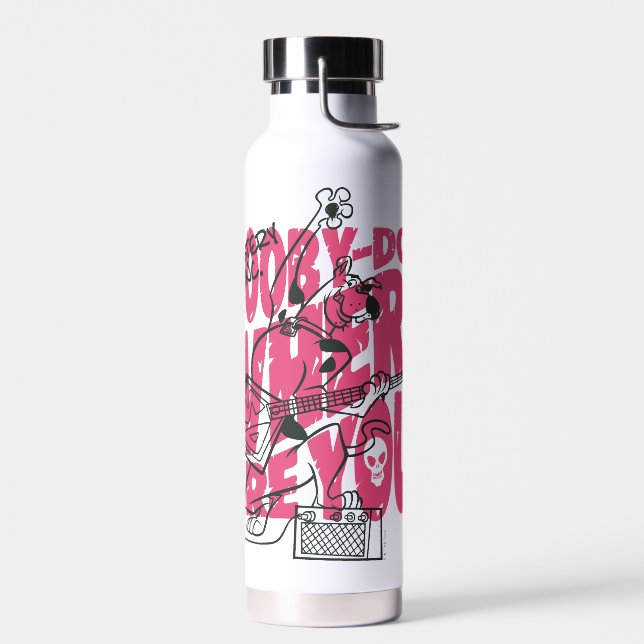 Scooby-Doo Where Are You Punk Guitar Riff Water Bottle (Left)