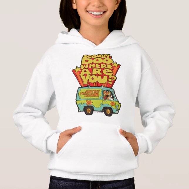 Scooby-Doo | "Where Are You?" Retro Cartoon Van (Front)