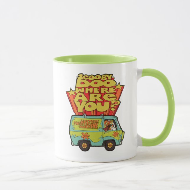 Scooby-Doo | "Where Are You?" Retro Cartoon Van Mug (Right)