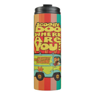 Scooby-Doo   "Where Are You?" Retro Cartoon Van Thermal Tumbler