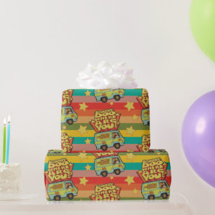 Scooby-Doo   "Where Are You?" Retro Cartoon Van Wrapping Paper