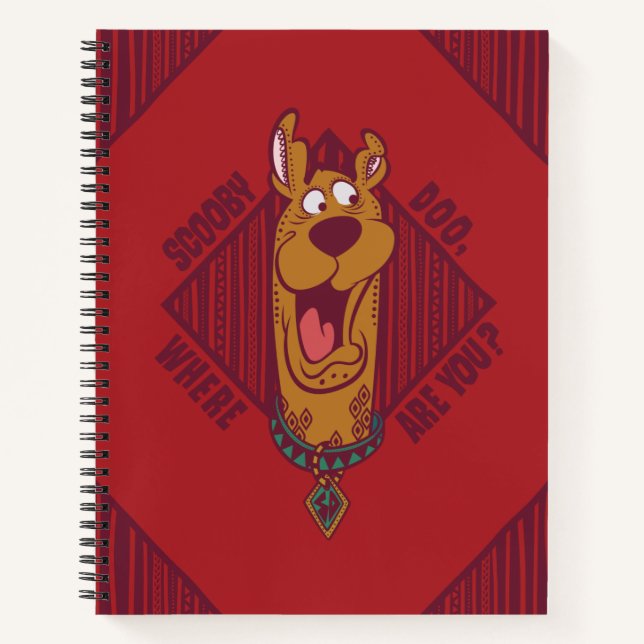 Scooby-Doo Where Are You Tribal Graphic Notebook (Front)