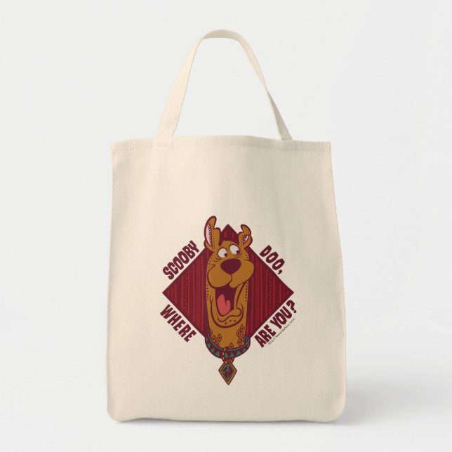 Scooby-Doo Where Are You Tribal Graphic Tote Bag (Front)