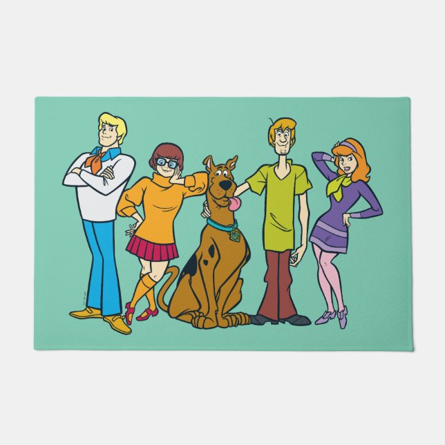 Scooby-Doo | Whole Gang 14 Mystery Inc Doormat (Front)