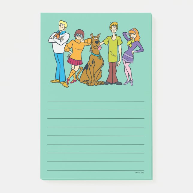 Scooby-Doo | Whole Gang 14 Mystery Inc Post-it Notes (Front)