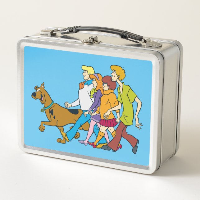 Scooby-Doo | Whole Gang 18 Mystery Inc Metal Lunch Box (Front)