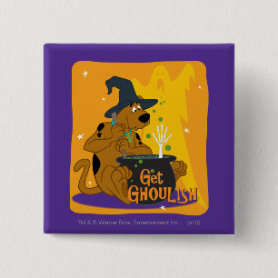Scooby-Doo Witch's Cauldron 15 Cm Square Badge