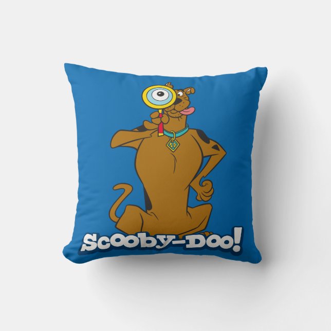 Scooby-Doo With Magnifying Glass Cushion (Front)