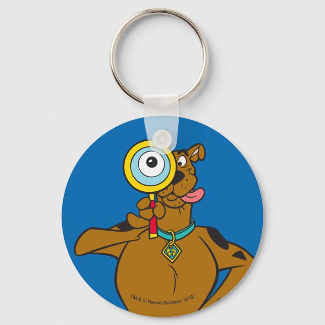 Scooby-Doo With Magnifying Glass Key Ring (Front)
