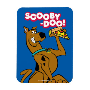 Scooby-Doo With Pizza Slice Magnet