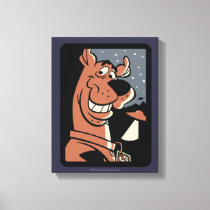 Scooby-Doo With UFO Canvas Print