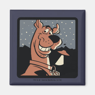 Scooby-Doo With UFO Magnet