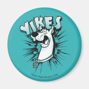 Scooby-Doo "Yikes!" Halftone Graphic Magnet