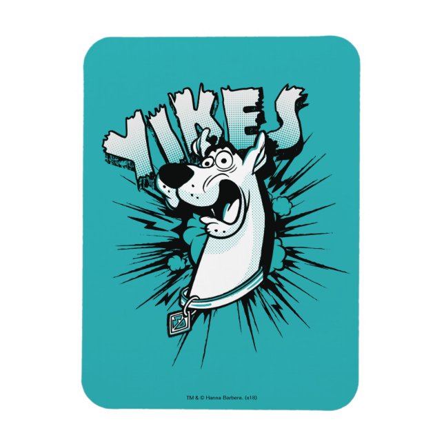 Scooby-Doo "Yikes!" Halftone Graphic Magnet (Vertical)