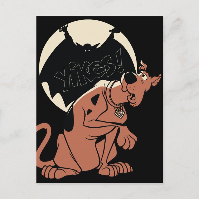 Scooby-Doo "Yikes!" Vampire Shadow Postcard (Front)