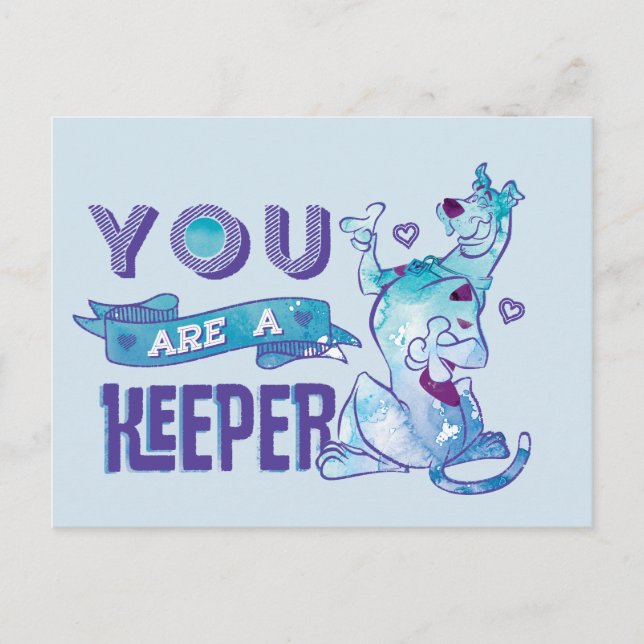 Scooby-Doo - You Are A Keeper Holiday Postcard (Front)