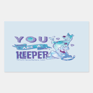 Scooby-Doo - You Are A Keeper Rectangular Sticker