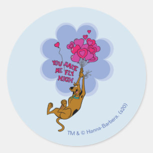 Scooby-Doo - You Make Me Fly High Classic Round Sticker
