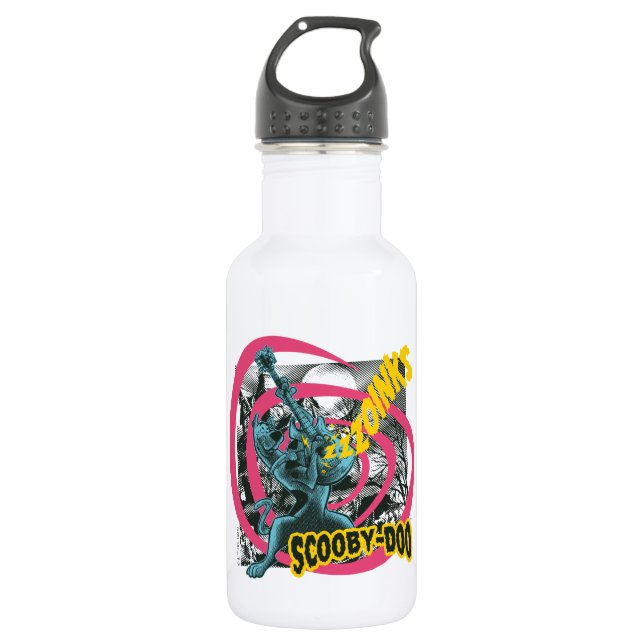Scooby-Doo Zoinks Punk Guitar Graphic 532 Ml Water Bottle (Front)