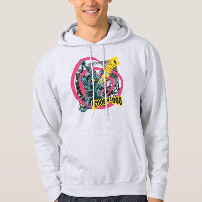 Scooby-Doo Zoinks Punk Guitar Graphic Hoodie (Front)