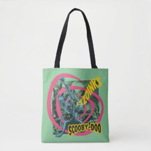 Scooby-Doo Zoinks Punk Guitar Graphic Tote Bag