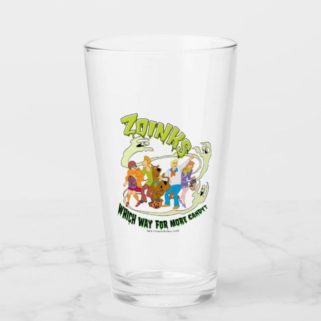 Scooby-Doo | Zoinks Which Way for More Candy? Glass (Front)