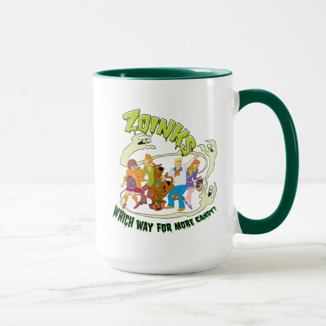 Scooby-Doo | Zoinks Which Way for More Candy? Mug (Right)