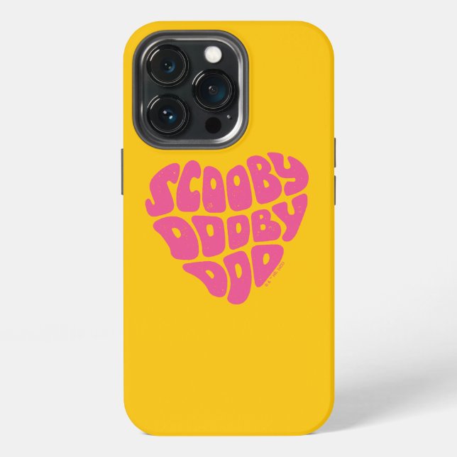Scooby Dooby Doo Heart iPhone Case (Back)