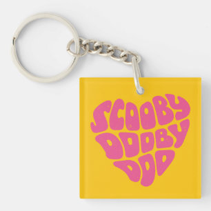 Scooby Dooby Doo Heart Key Ring
