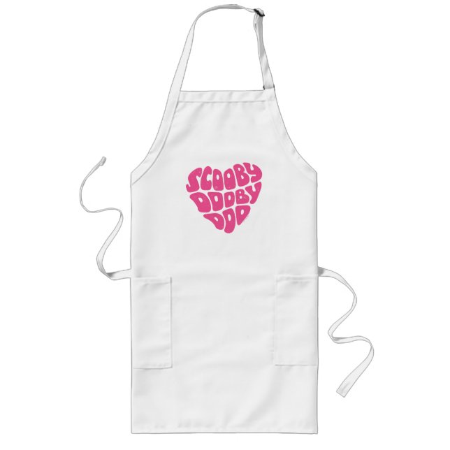 Scooby Dooby Doo Heart Long Apron (Front)
