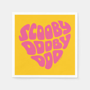 Scooby Dooby Doo Heart Napkin