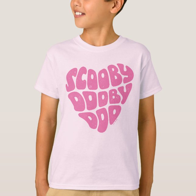 Scooby Dooby Doo Heart T-Shirt (Front)